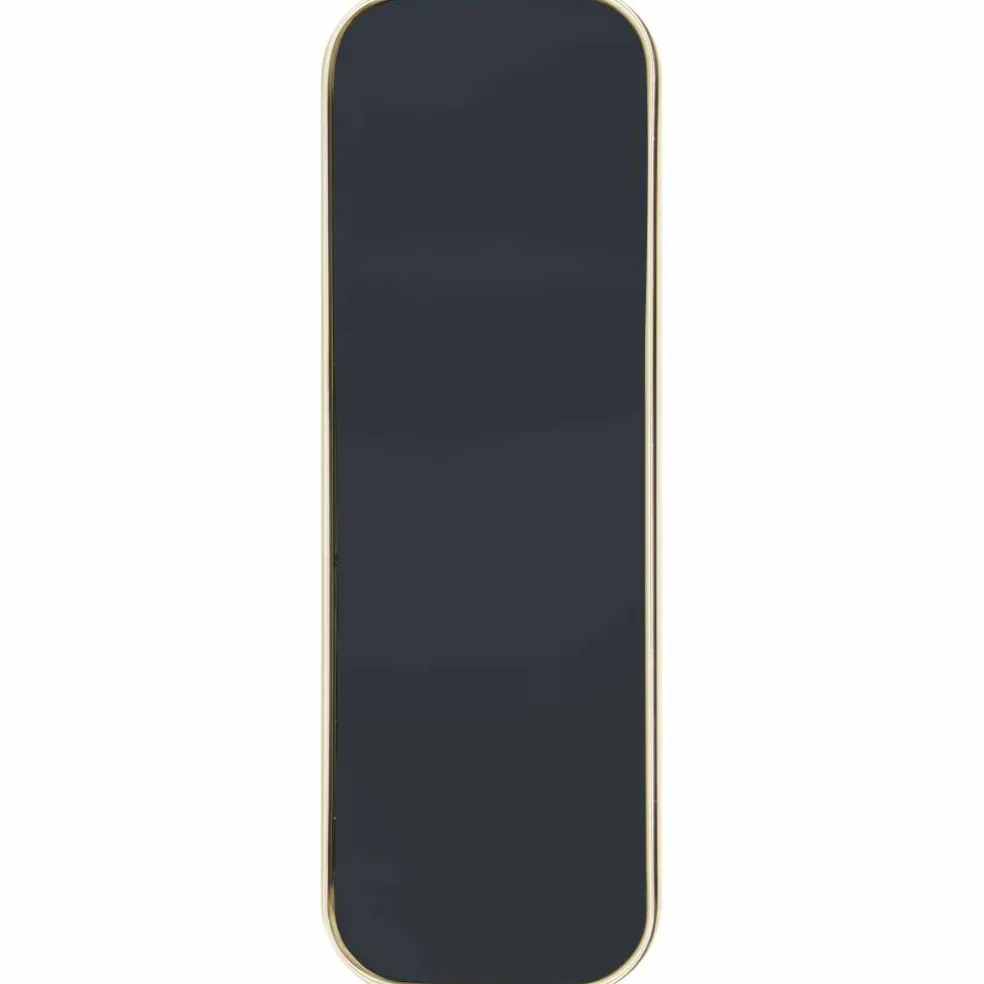 4" x 11.75" Rectangle Gold-Rimmed Mirror Jewelry Tray by Bead Landing™