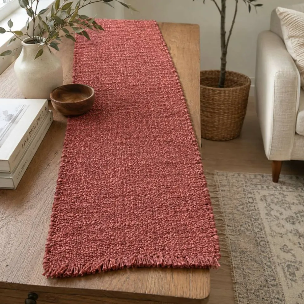 72" x 14" Red Decorative Table Runner by Celebrate It™