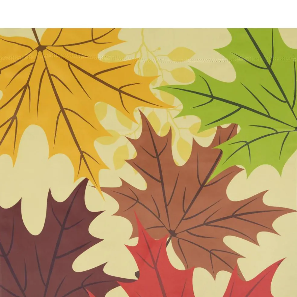 28" x 40" Red & Yellow Fall Leaves Welcome Outdoor House Flag