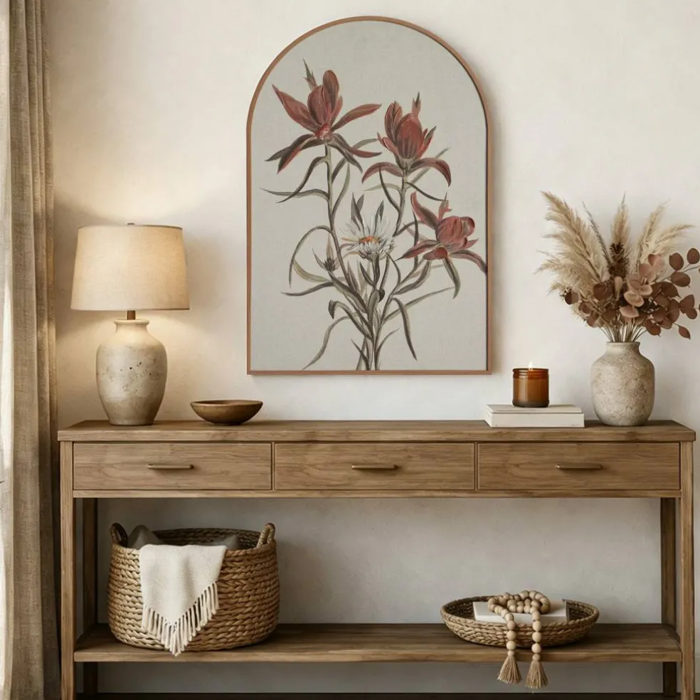 16" x 24" Rosa Blossoms Wall Décor by Ashland®