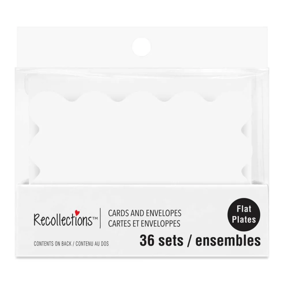 2.5" x 3.5" Scallop Card & Envelope Sets, 36ct. by Recollections™