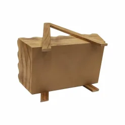 13" x 12" Scalloped Wood Basket by Ashland®
