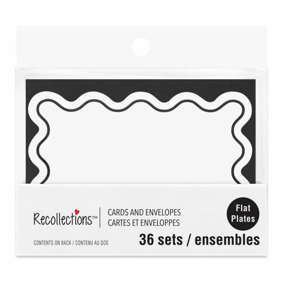 2.5" x 3.5" Scallop Outline Card & Envelope Sets, 36ct. by Recollections™