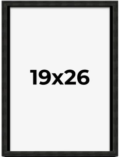 19x26 Shadow Box Black Rustic Barnwood Display Frame | 1.125 Inch Deep | 0.875 Inch Moulding Width | Solid Wood | Includes UV Resistant Acrylic Plexiglass, Acid Free Backing and Hanging Hardware