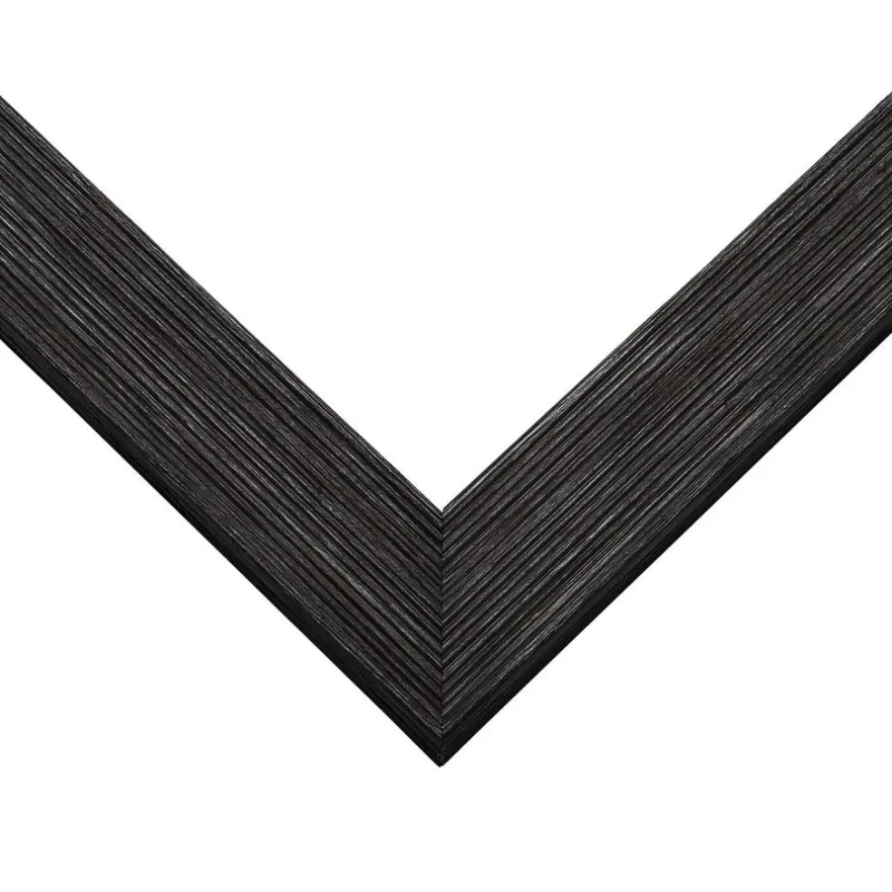 19x26 Shadow Box Black Rustic Barnwood Display Frame | 1.125 Inch Deep | 0.875 Inch Moulding Width | Solid Wood | Includes UV Resistant Acrylic Plexiglass, Acid Free Backing and Hanging Hardware