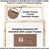24x30 Shadow Box Frame Black Wood With a 1 3/4" Usable Display Depth Includes a Silver Acid-Free Backing Board, UV Resistant Acrylic, and Hanging Hardware