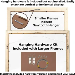 24x30 Shadow Box Frame Black Wood With a 1 3/4" Usable Display Depth Includes a Silver Acid-Free Backing Board, UV Resistant Acrylic, and Hanging Hardware
