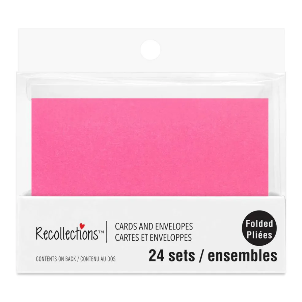 2.5" x 3.5" Solid Card & Envelope Sets, 24ct. by Recollections™