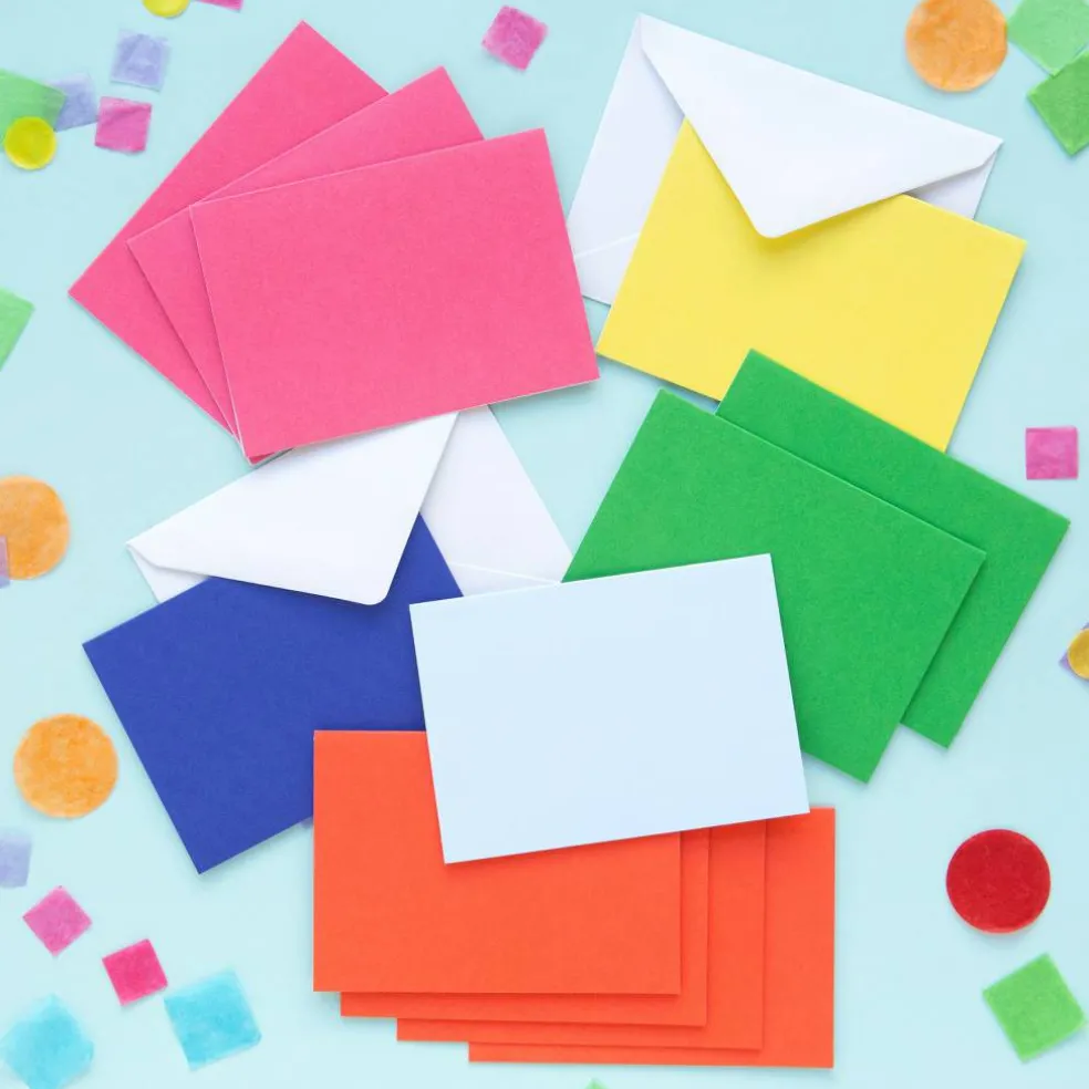 2.5" x 3.5" Solid Card & Envelope Sets, 24ct. by Recollections™