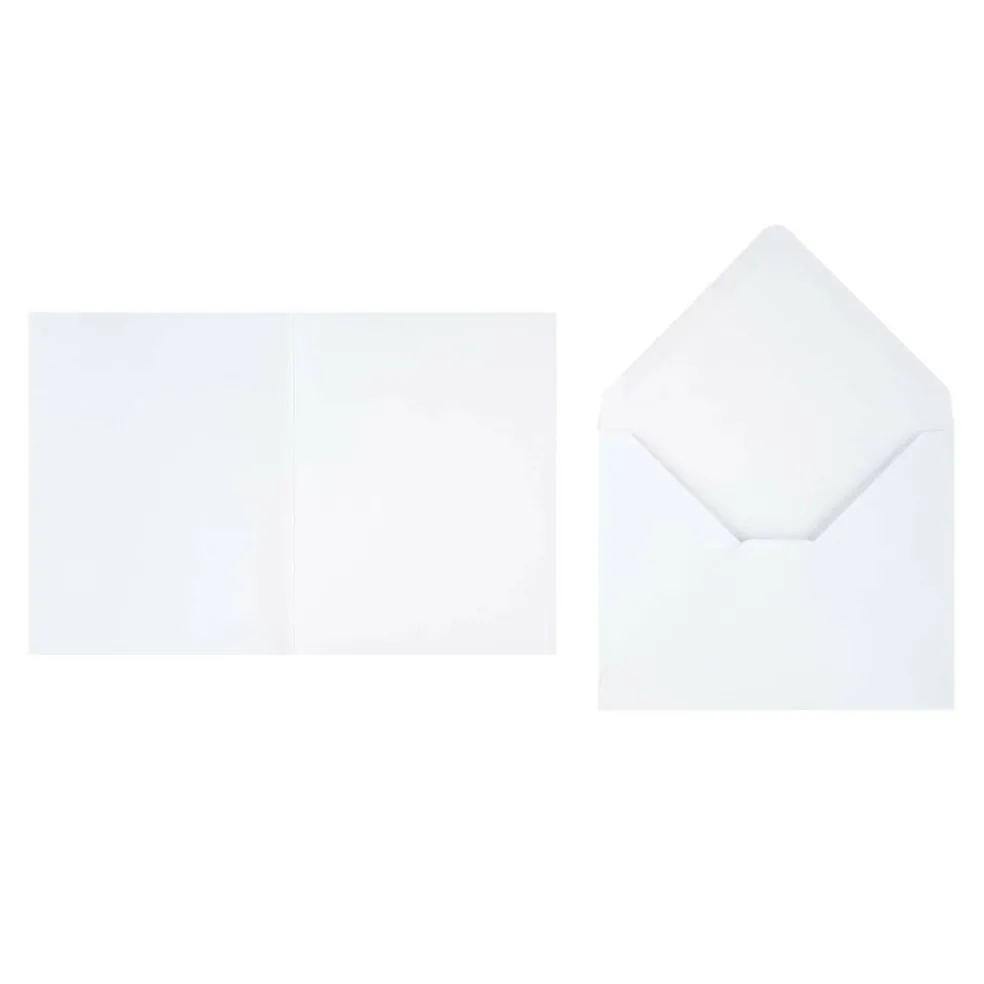 4.25" x 5.5" Solid Folded Card & Envelope Sets, 10ct. by Recollections™