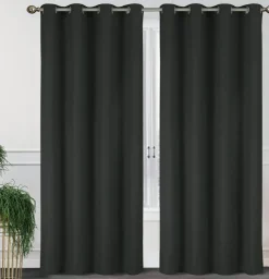 55'' X 84'' Solid Thermal Blackout Panels- 2 Pack (15 Colors)