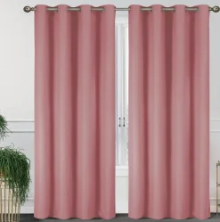 55'' X 84'' Solid Thermal Blackout Panels- 2 Pack (15 Colors)