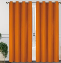 55'' X 84'' Solid Thermal Blackout Panels- 2 Pack (15 Colors)