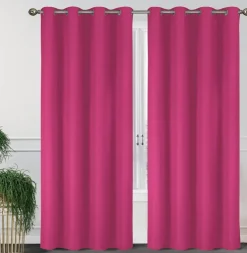 55'' X 84'' Solid Thermal Blackout Panels- 2 Pack (15 Colors)