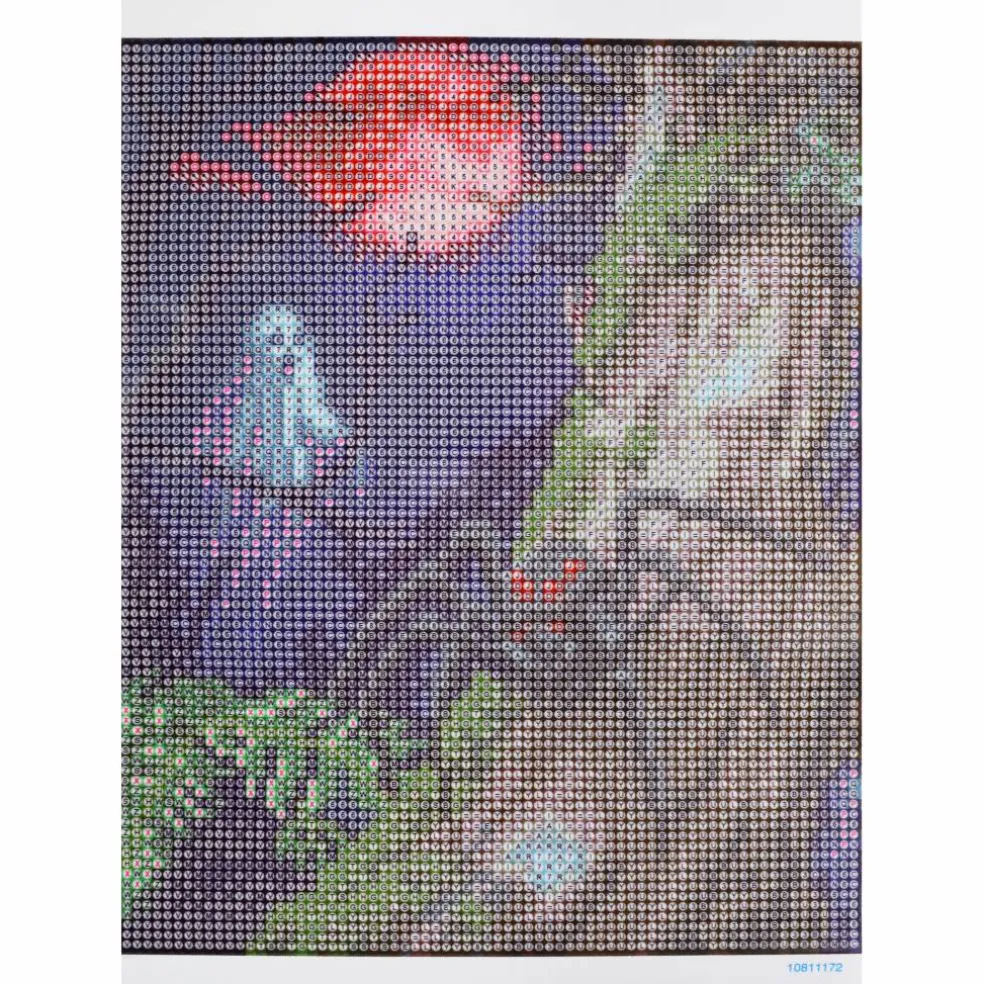 8" x 10" Spider & Blood Moon Diamond Art Kit with Magnetic Wood Frame by Make Market®