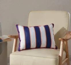 14" x 20"  Striped Lumbar Outdoor Pillow by Ashland®