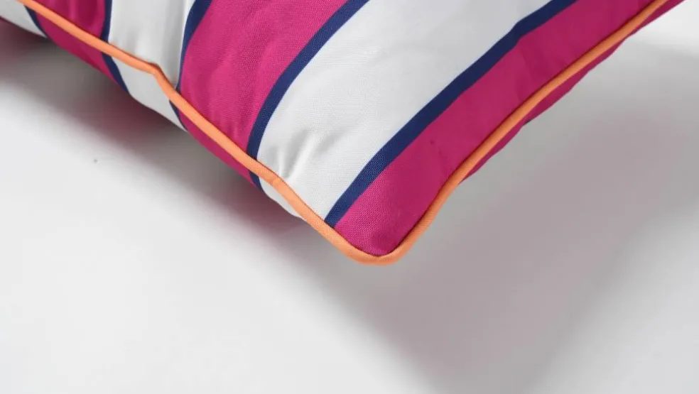 14" x 20" Striped Lumbar Outdoor Pillow by Ashland®