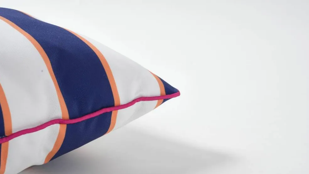 14" x 20" Striped Lumbar Outdoor Pillow by Ashland®