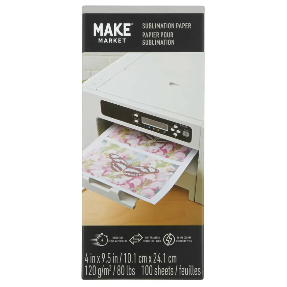 4" x 9.5" Sublimation Paper, 100ct. by Make Market®