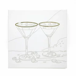 11" x 11" Summer Espresso Martini Canvas Painting Kit by Craft Smart®