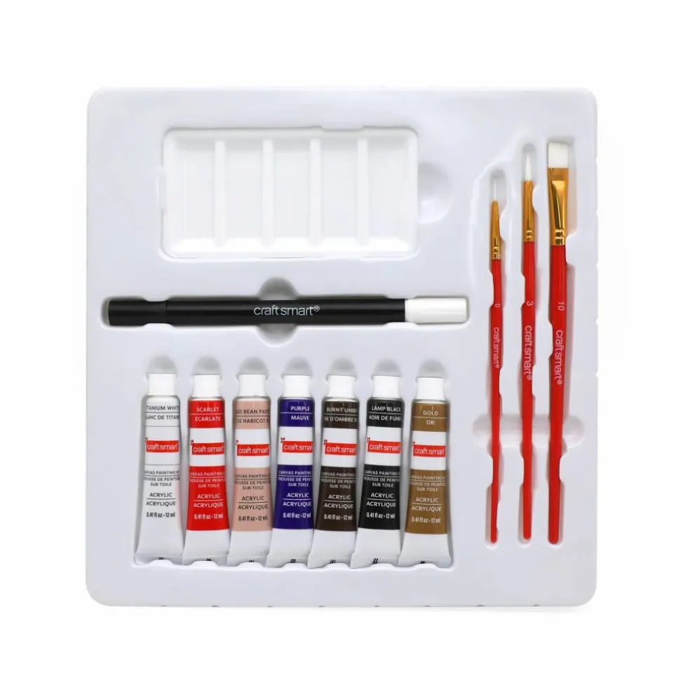 11" x 11" Summer Espresso Martini Canvas Painting Kit by Craft Smart®