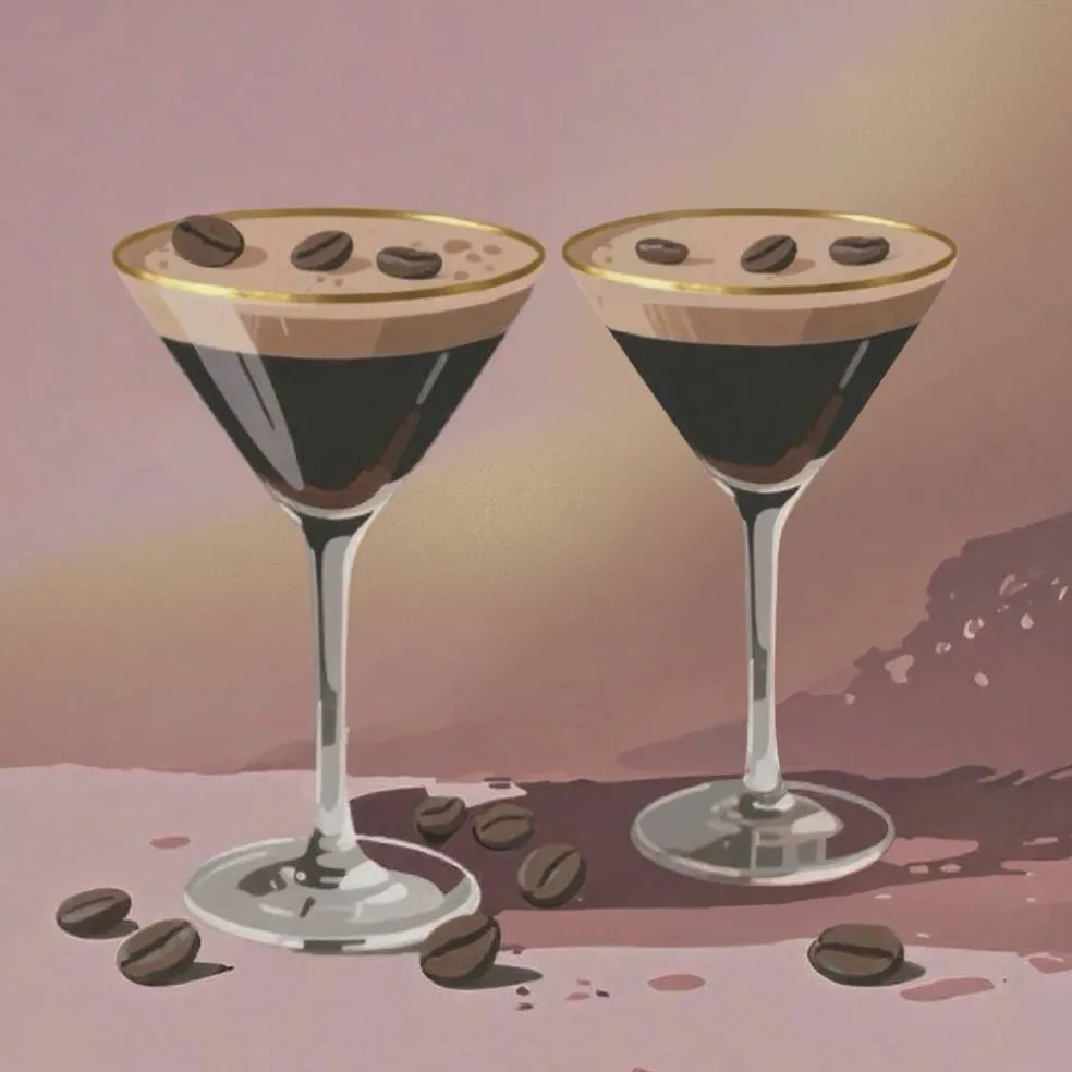 11" x 11" Summer Espresso Martini Canvas Painting Kit by Craft Smart®