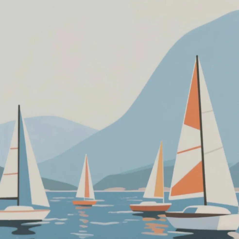 11" x 11" Summer Sailboat Canvas Painting Kit by Craft Smart®