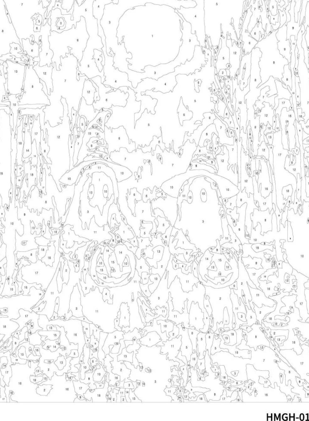 11" x 14" Trick or Treat Ghosts Paint-by-Number Kit by Artist's Loft®