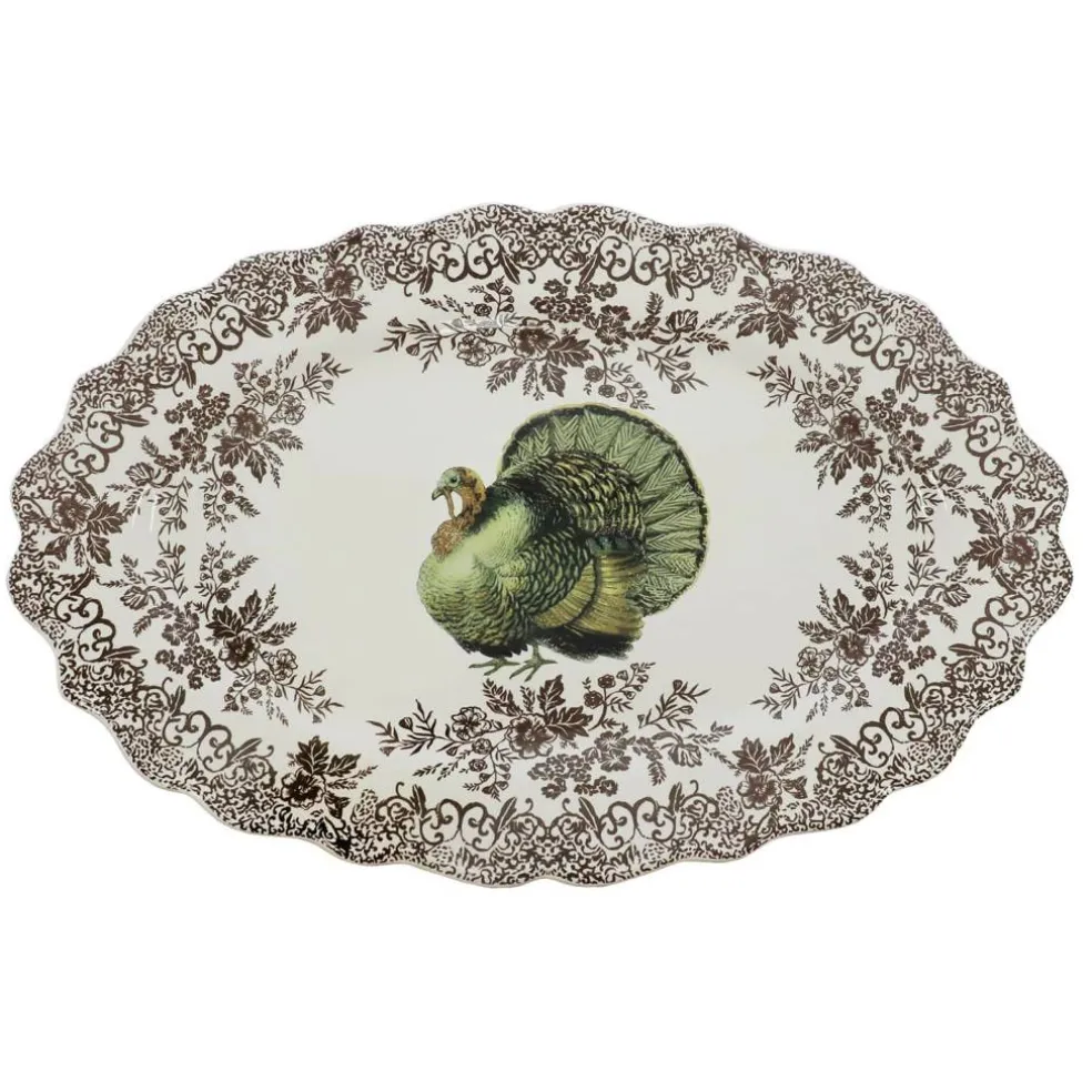 20" x 13" Turkey Ceramic Platter by Ashland®