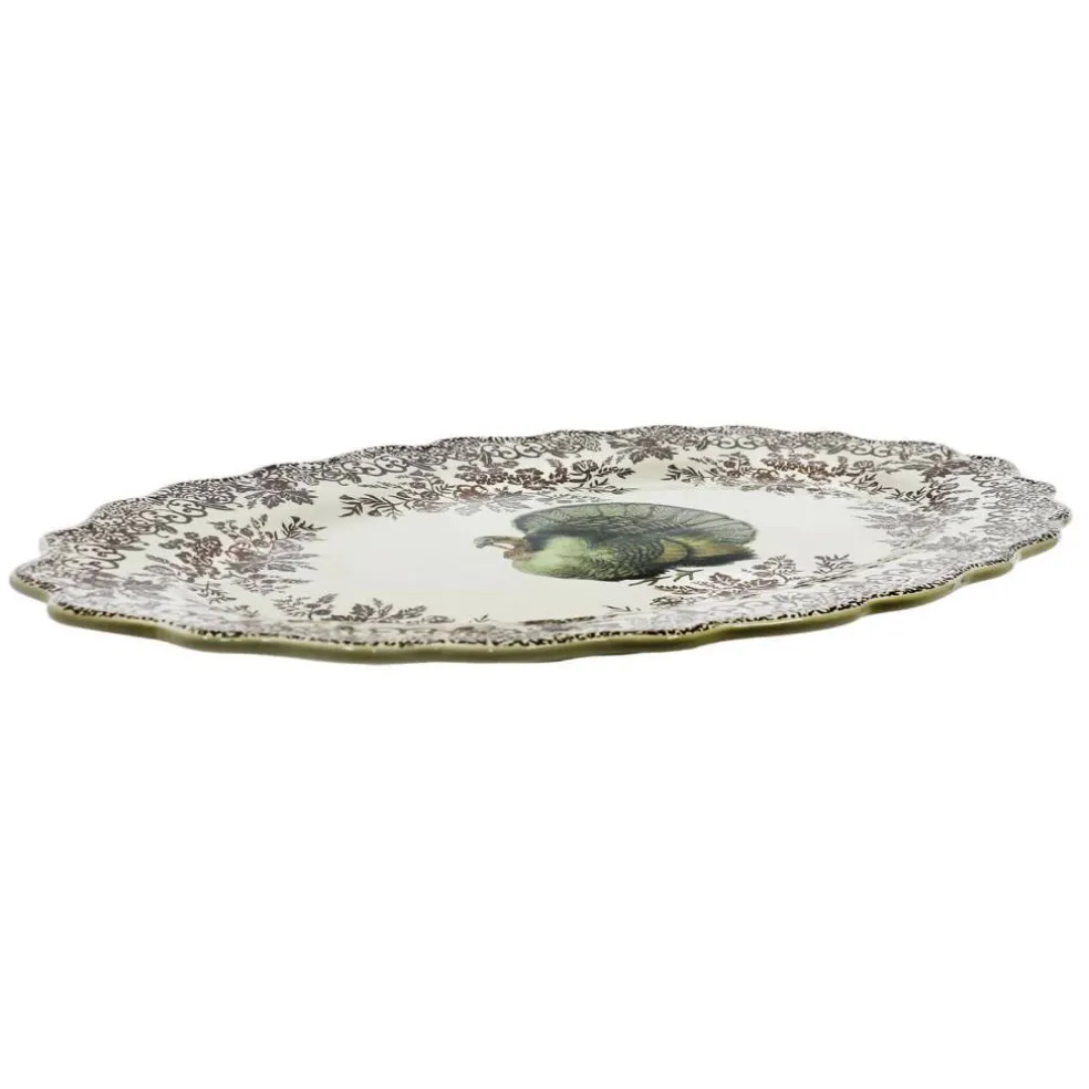 20" x 13" Turkey Ceramic Platter by Ashland®