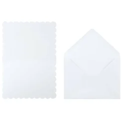 5" x 7" Wave & Floral Card & Envelope Sets, 50ct. by Recollections™