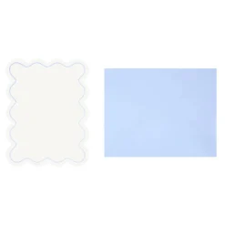 4.25" x 5.5" Wavy-Edge Flat Card & Envelope Sets, 10ct. by Recollections™