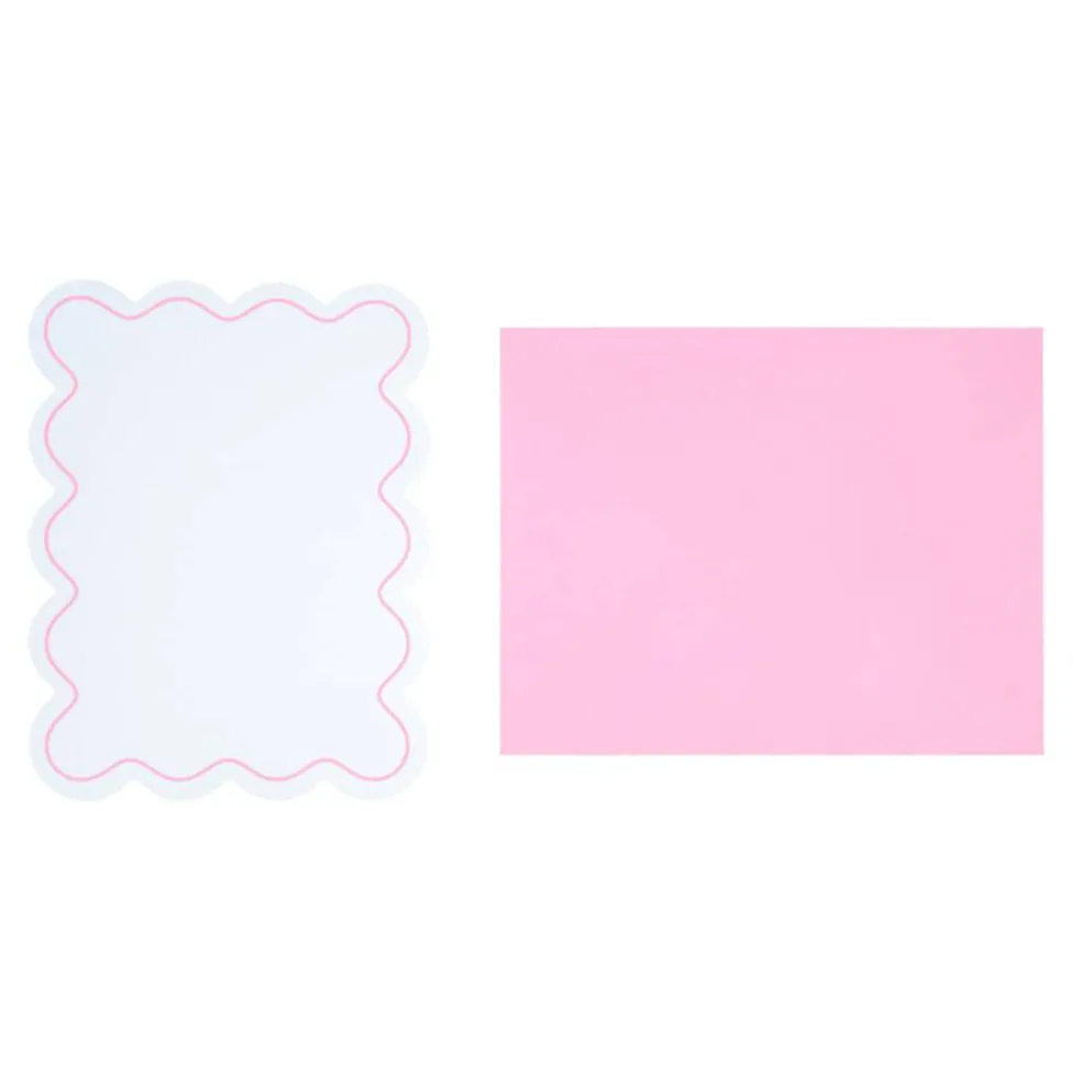 4.25" x 5.5" Wavy-Edge Flat Card & Envelope Sets, 10ct. by Recollections™