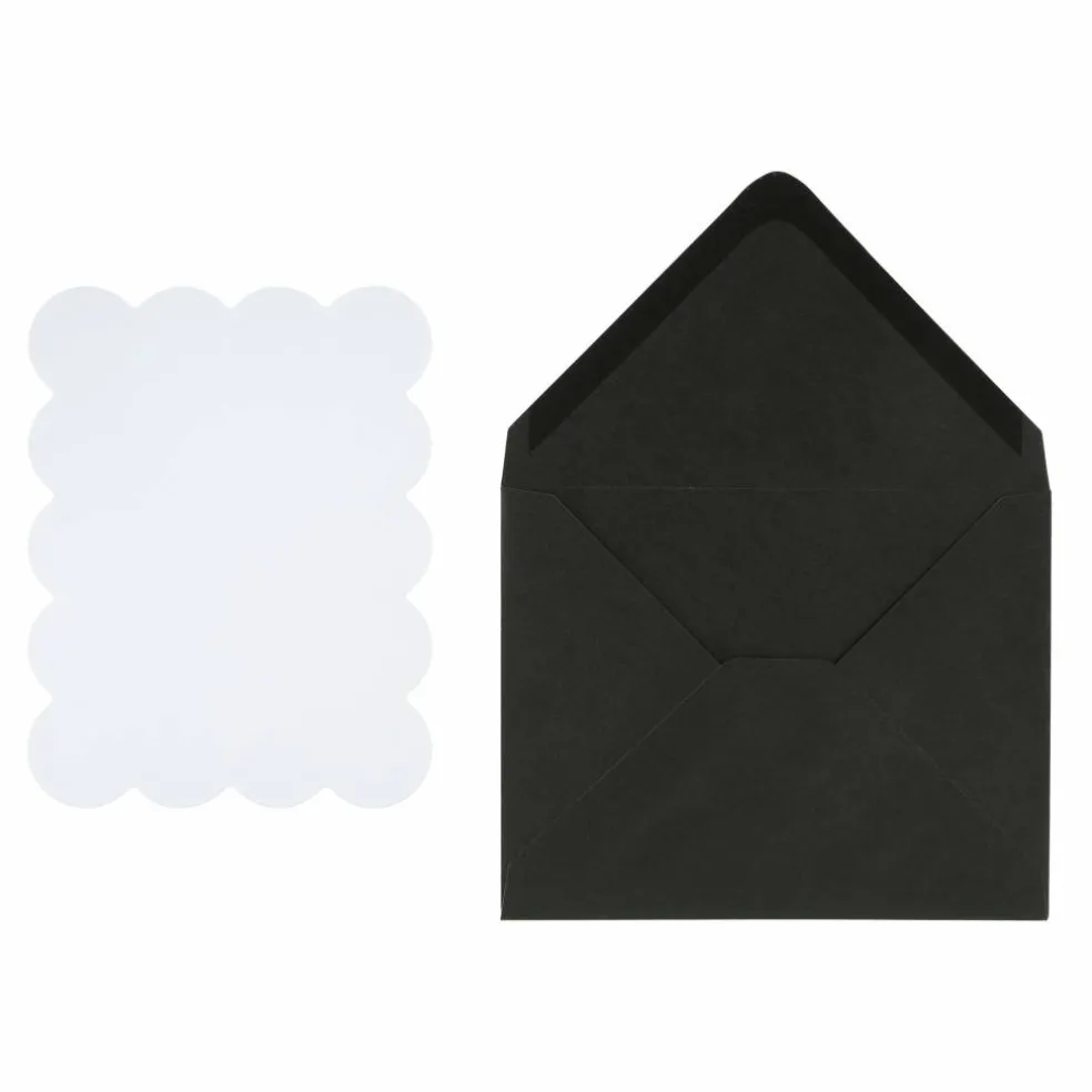 4.25" x 5.5" Wavy-Edge Flat Card & Envelope Sets, 10ct. by Recollections™
