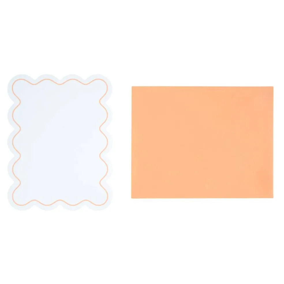 4.25" x 5.5" Wavy-Edge Flat Card & Envelope Sets, 10ct. by Recollections™
