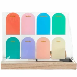 9" x 6.75" Weekly Plan Dry Erase Board with Marker