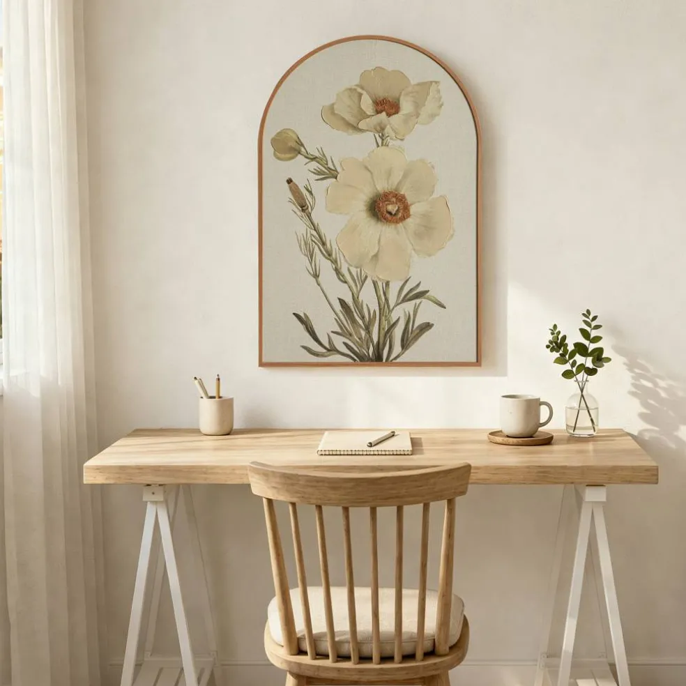 16" x 24" White Blossoms Wall Décor by Ashland®