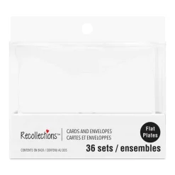 2.5" x 3.5" White Bow Card & Envelope Sets, 36ct. by Recollections™