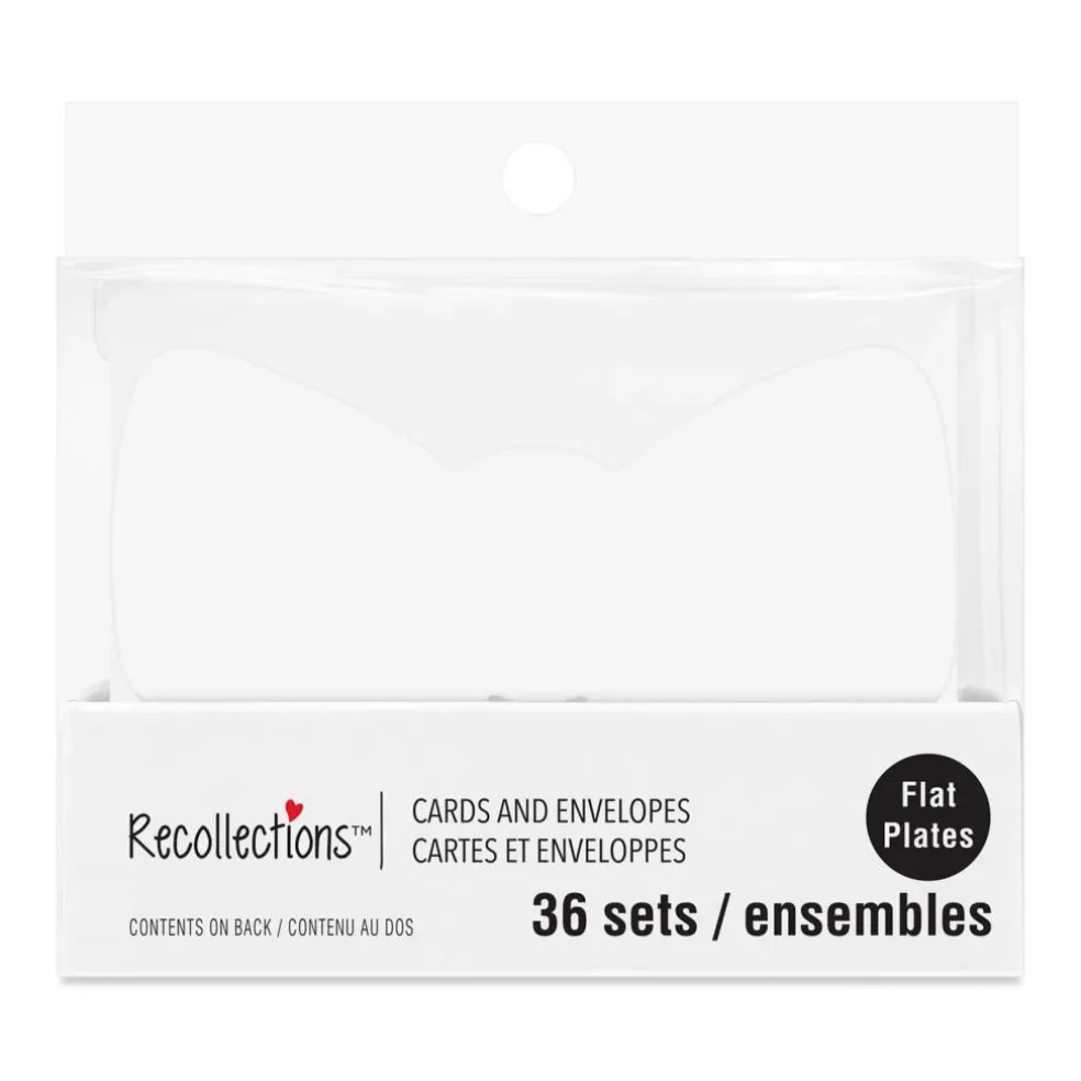 2.5" x 3.5" White Bow Card & Envelope Sets, 36ct. by Recollections™