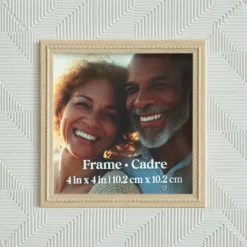 4" x 4" White Embossed Frame by Ashland®