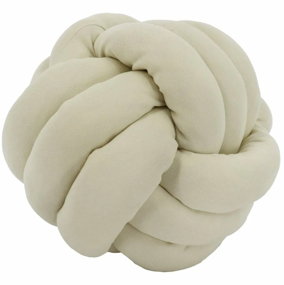 13.2" x 12.3" White Knot Pillow by Ashland®