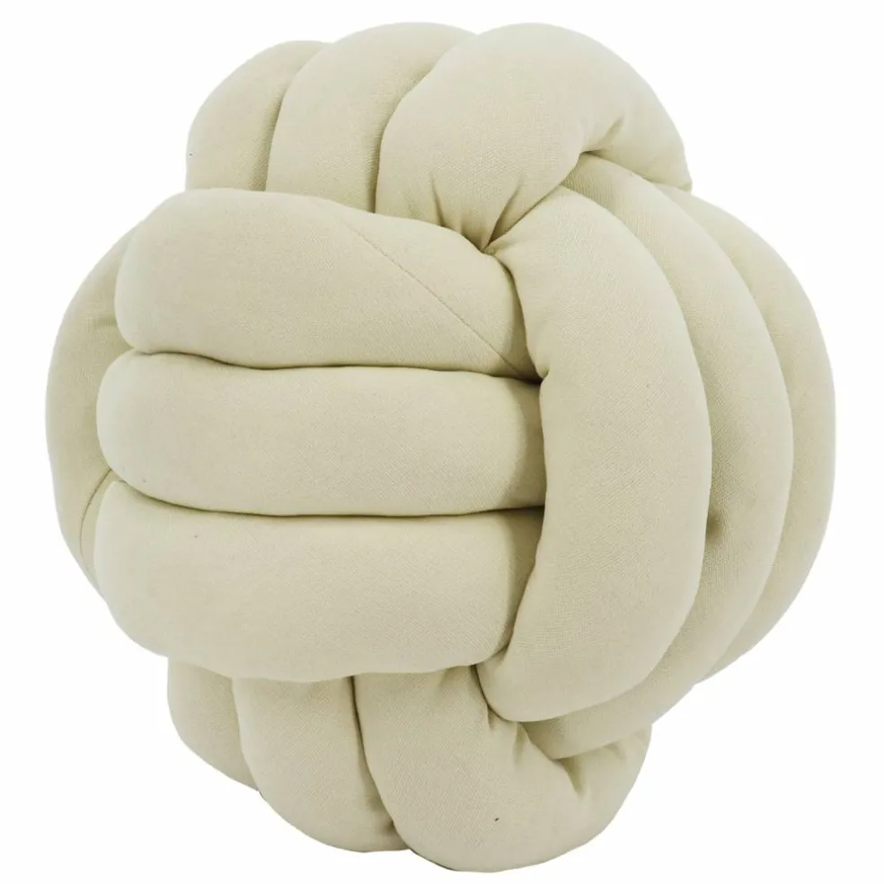 13.2" x 12.3" White Knot Pillow by Ashland®