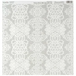 12" x 12" White Lace Vellum Paper by Recollections™