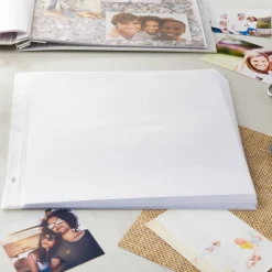 12" x 12" White Scrapbook Refill Pages by Recollections™, 20 Sheets