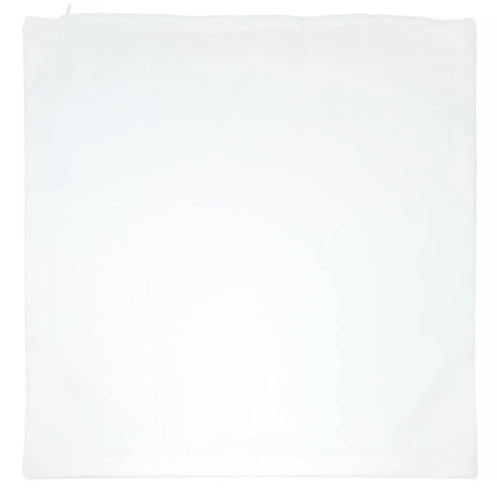 18" x 18" White Sublimation Throw Pillow Cover with Zipper by Make Market®