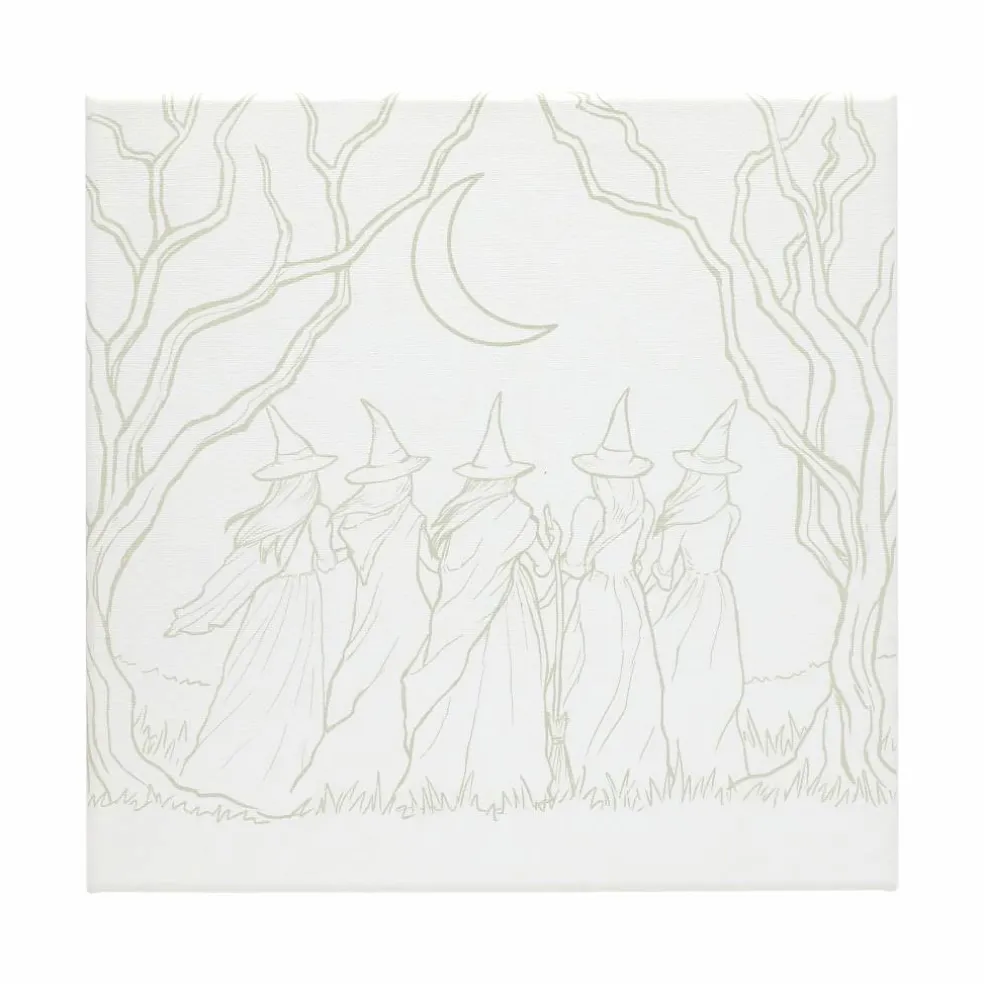 11" x 11" Witches Circle Canvas Painting Kit by Craft Smart®