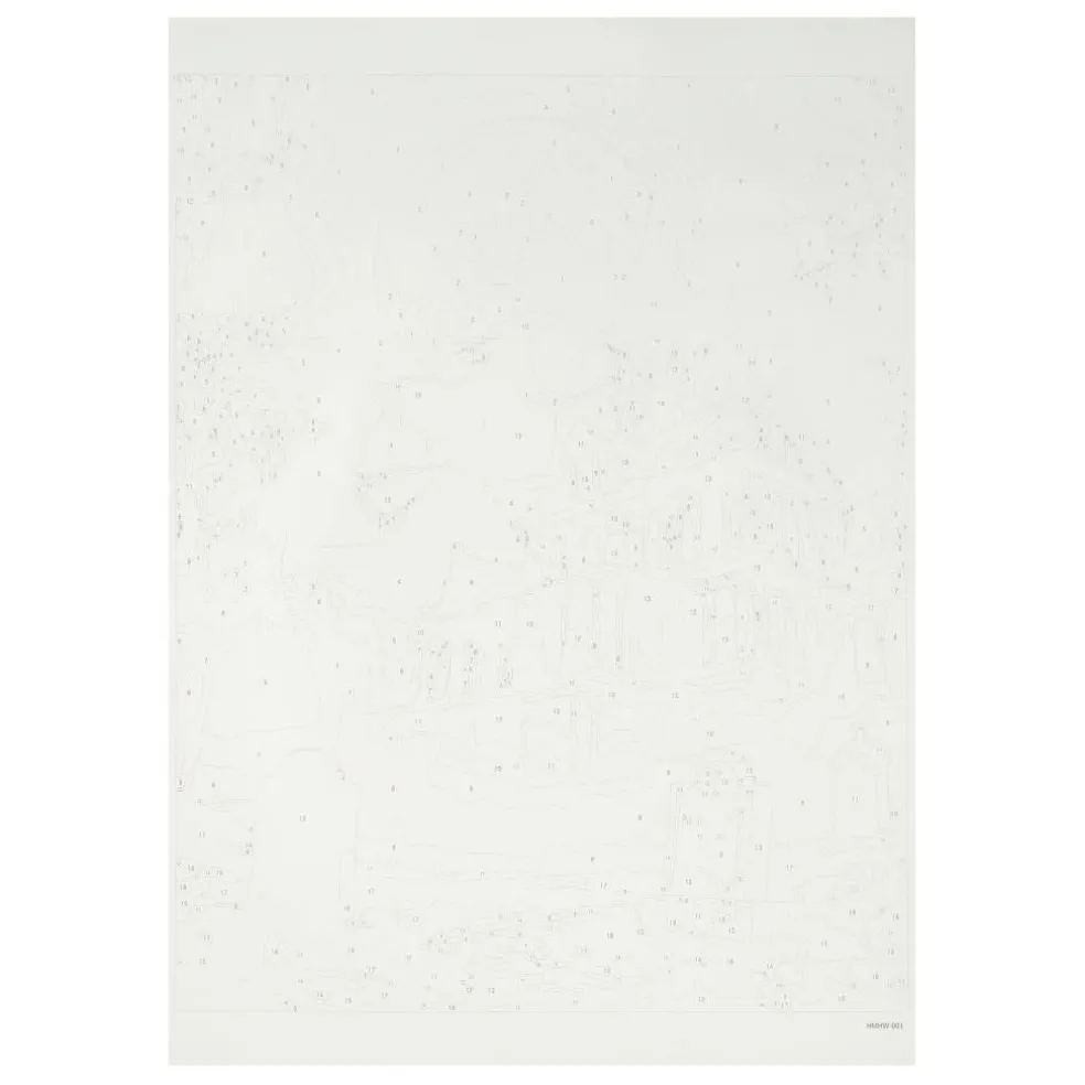 11" x 14" Witch Over the Moon Paint-by-Number Kit by Artist's Loft®
