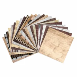 6" x 6" Wood Textures Paper Pad by Recollectionsâ„¢, 48 Sheets