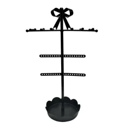 9.5" x 5" x 15" Black Metal Jewelry Display by Bead Landing™