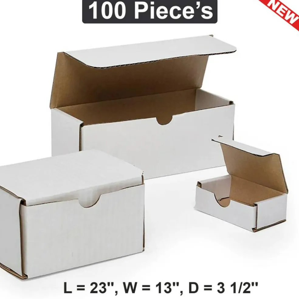 23x13x3 1/2 Inch Mailer Boxes Ideal for Secure and Spacious Shipping